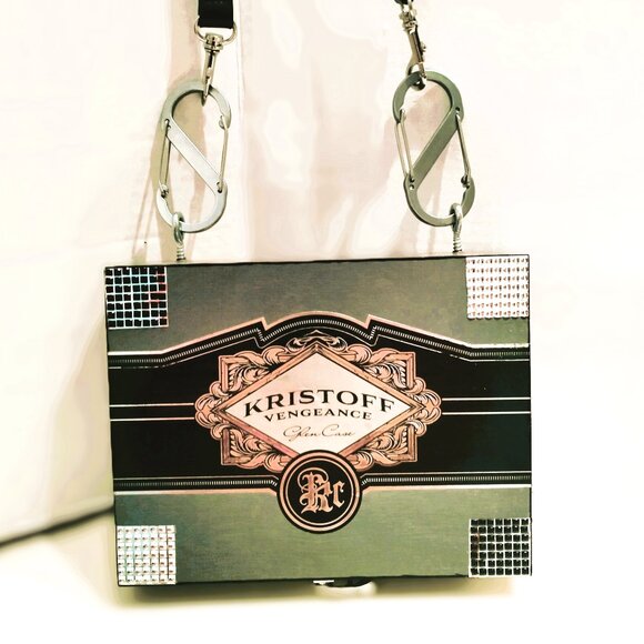 Suenos de Saundra Upcycled Collection, EXTREMELY RARE KRISTOFF Cigar Box, Purse - Picture 1 of 12